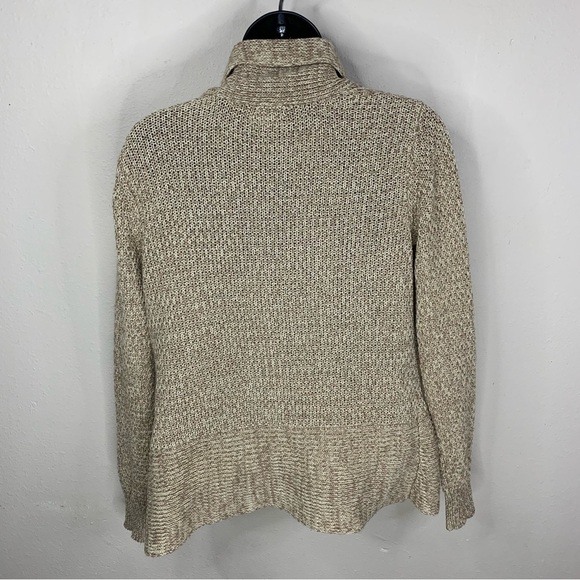 Wet Seal Beige Knit Sweater Long Sleeve Open Front Medium Stretch Shrug - Picture 7 of 7